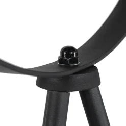 QAZQA vloerlampen magnax zwart e27