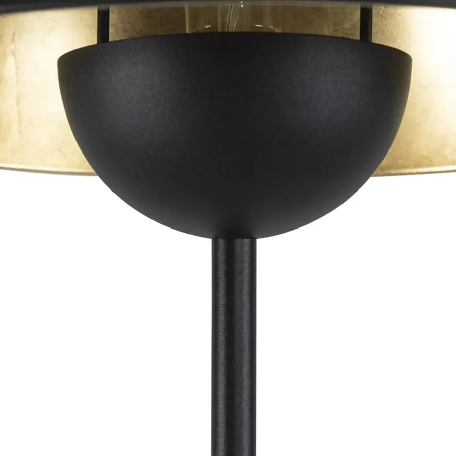 Staande Lampen-QAZQA vloerlampen magnax zwart e27