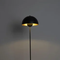 Staande Lampen-QAZQA vloerlampen magnax zwart e27