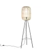 QAZQA vloerlampen manila beige e27