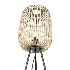 QAZQA vloerlampen manila beige e27