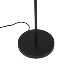 Staande Lampen-QAZQA vloerlampen mesh bruin e14