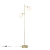 Staande Lampen-QAZQA vloerlampen pallon wit e14