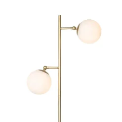 Staande Lampen-QAZQA vloerlampen pallon wit e14