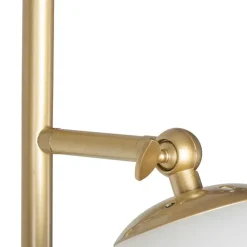 Staande Lampen-QAZQA vloerlampen pallon wit e14