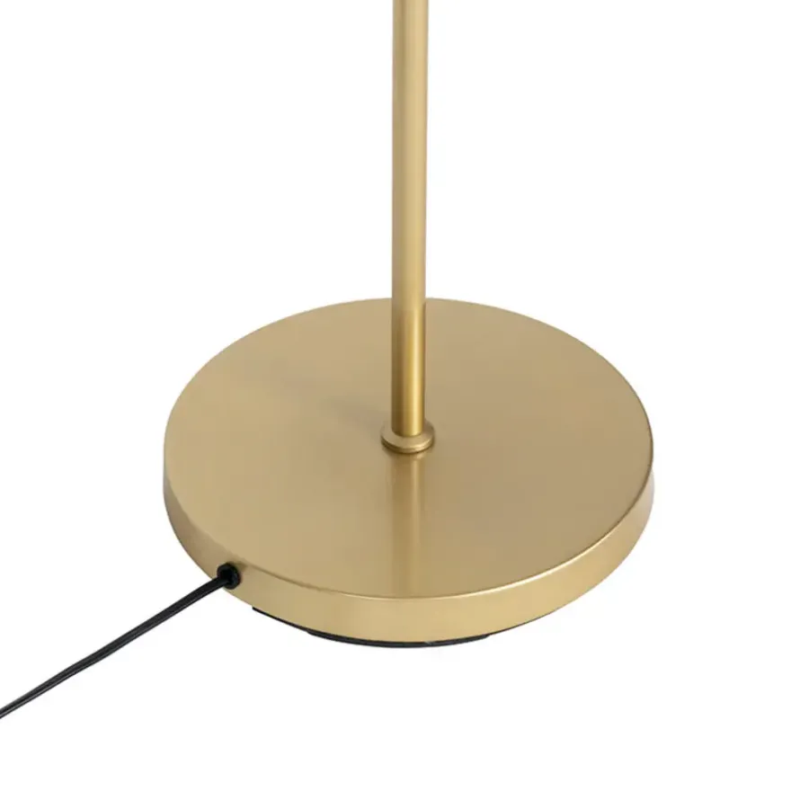 Staande Lampen-QAZQA vloerlampen pallon wit e14