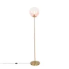 QAZQA vloerlampen pallon roze e27