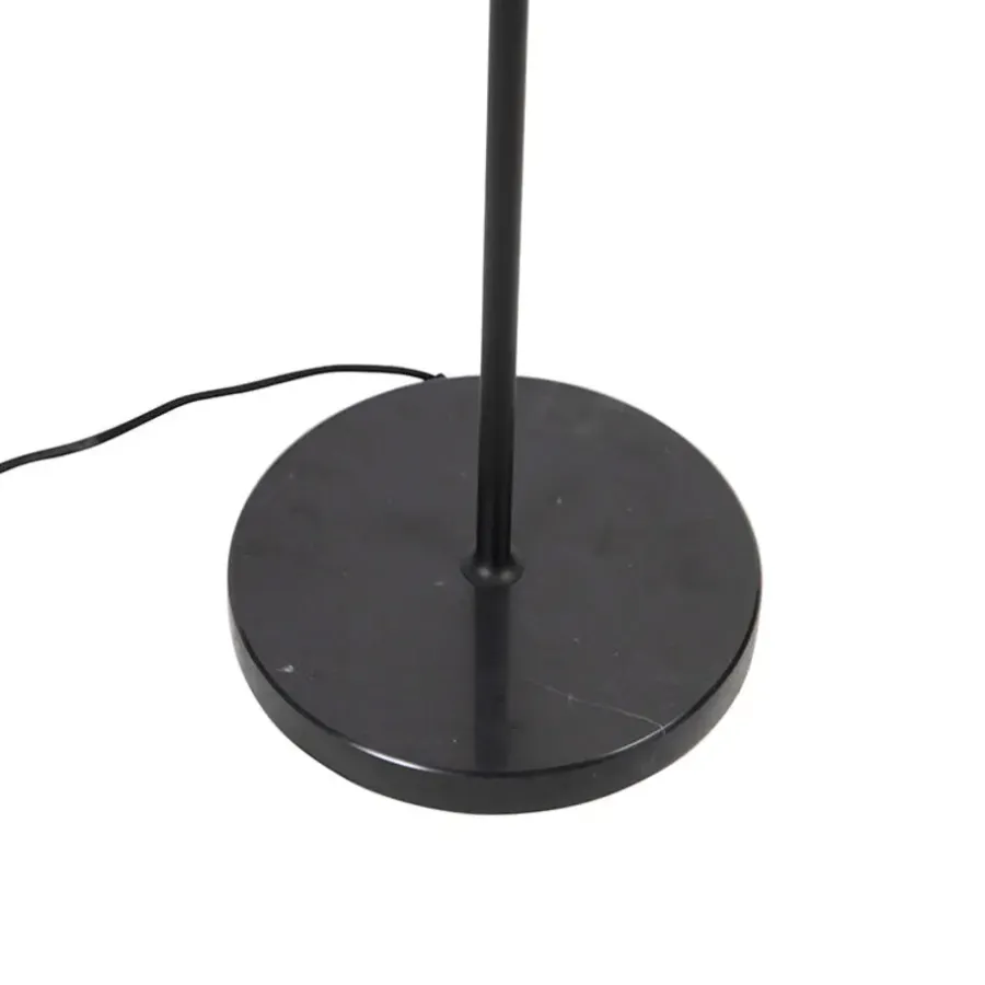 Staande Lampen-QAZQA vloerlampen qara beige e27