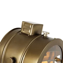 QAZQA vloerlampen radient bruin e27