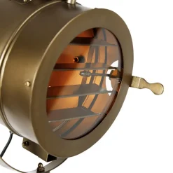 QAZQA vloerlampen radient bruin e27