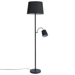 QAZQA vloerlampen retro wit e27