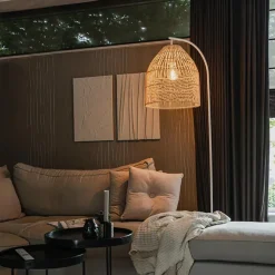 Staande Lampen-QAZQA vloerlampen sam wit e27