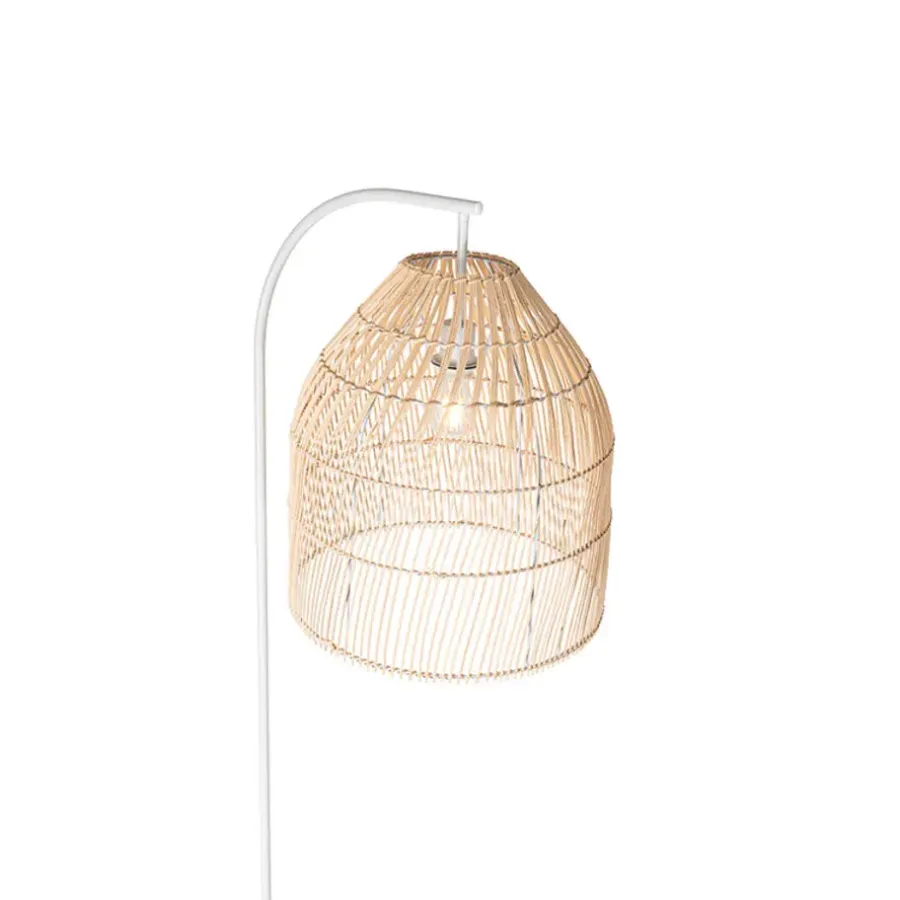 Staande Lampen-QAZQA vloerlampen sam wit e27