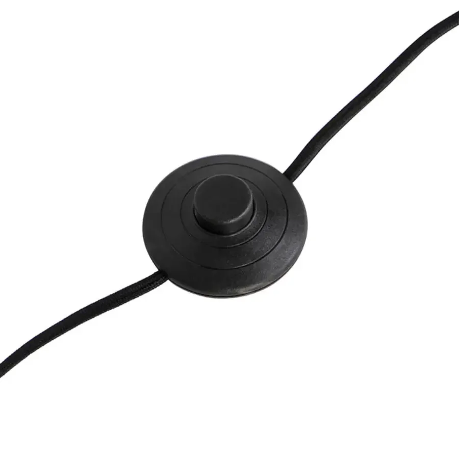 Staande Lampen-QAZQA vloerlampen simplo zwart e27