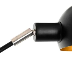 Staande Lampen-QAZQA vloerlampen sixties goudkleurig e14