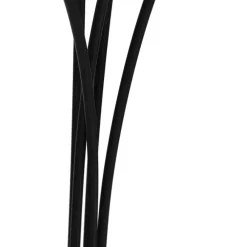 QAZQA vloerlampen sixties fl zwart e14