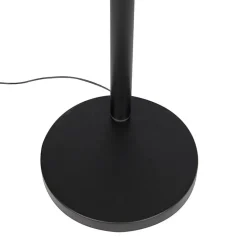 QAZQA vloerlampen sixties fl zwart e14