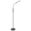Staande Lampen-QAZQA vloerlampen statler zwart geïntegreerde led