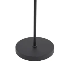 Staande Lampen-QAZQA vloerlampen statler zwart geïntegreerde led