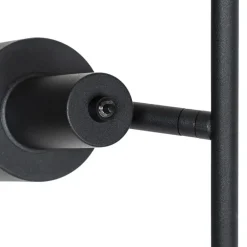 QAZQA vloerlampen stijn zwart e27