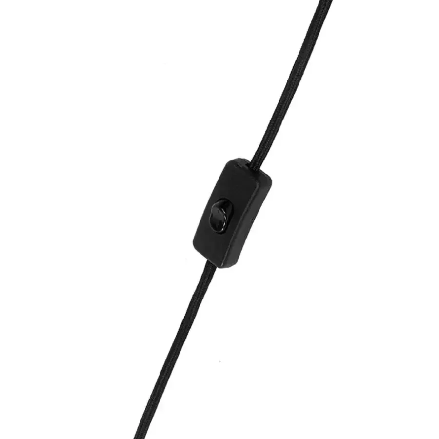QAZQA vloerlampen stojan zwart e27