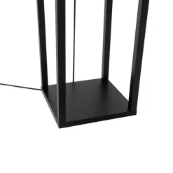 QAZQA vloerlampen stojan zwart e27