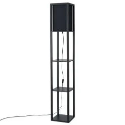 QAZQA vloerlampen stojan zwart e27