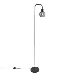 QAZQA vloerlampen vidro grijs e27