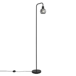 QAZQA vloerlampen vidro grijs e27