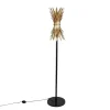 QAZQA vloerlampen wesley goudkleurig e27
