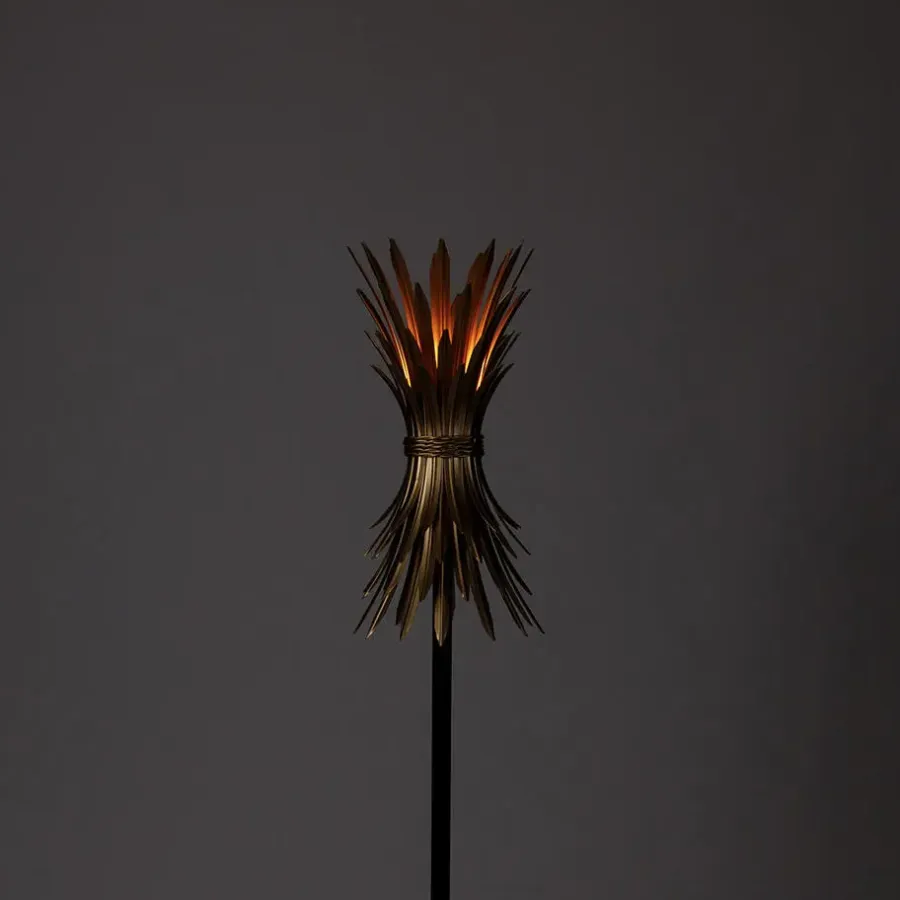 QAZQA vloerlampen wesley goudkleurig e27