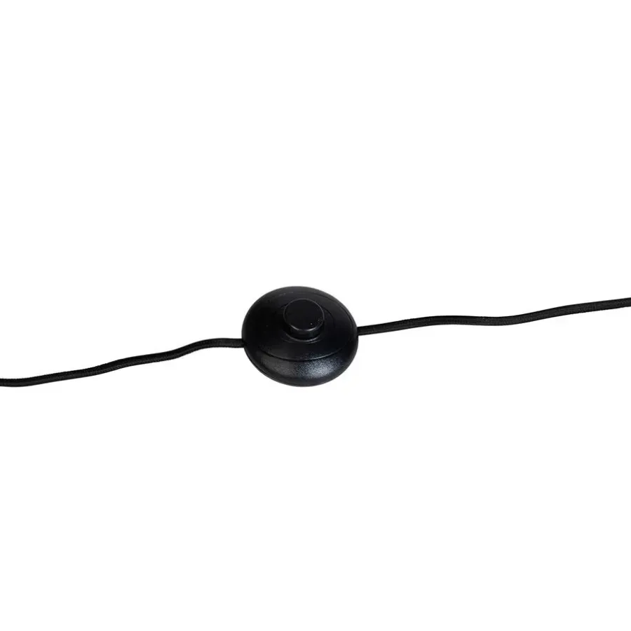 QAZQA vloerlampen wesley goudkleurig e27