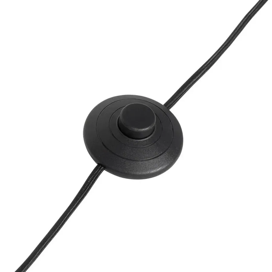 QAZQA vloerlampen yvonne zwart e27