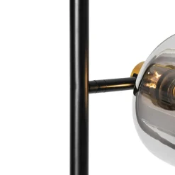 Staande Lampen-QAZQA vloerlampen zuzanna grijs e14