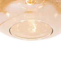 QAZQA vloerlampen zuzanna oranje e27