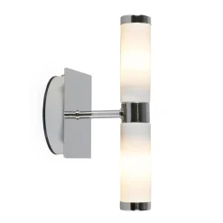 QAZQA wandlampen bath zilverkleurig g9