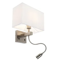 Wandlampen-QAZQA wandlampen bergamo wit e27