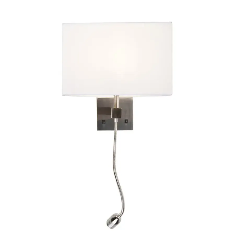 Wandlampen-QAZQA wandlampen bergamo wit e27