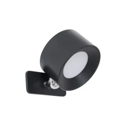 QAZQA wandlampen bright zwart geïntegreerde led