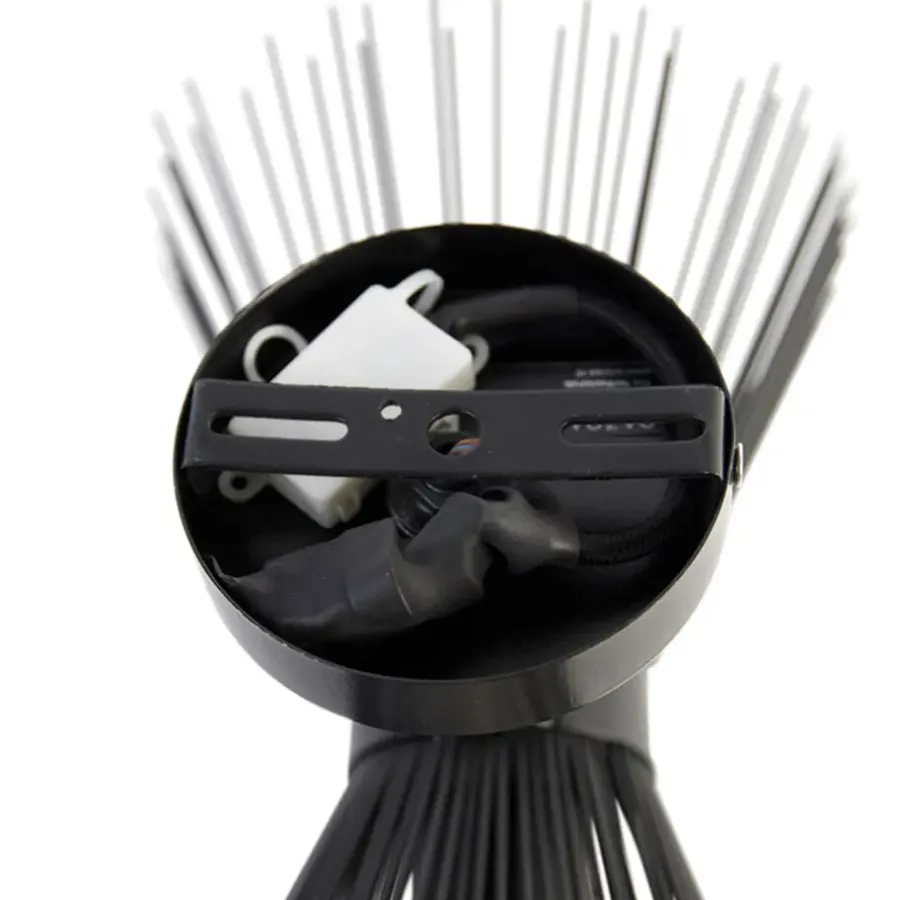 Wandlampen-QAZQA wandlampen broom zwart e27