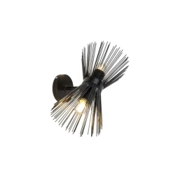 Wandlampen-QAZQA wandlampen broom zwart e27