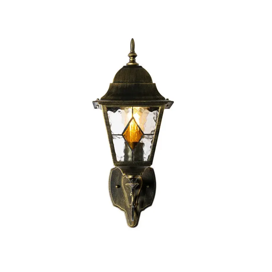 Wandlampen-QAZQA wandlampen buiten antigua goudkleurig e27