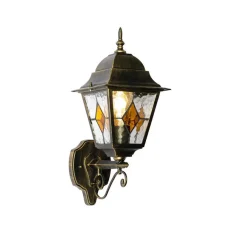 Wandlampen-QAZQA wandlampen buiten antigua goudkleurig e27
