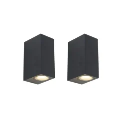 Wandlampen-QAZQA wandlampen buiten baleno zwart gu10