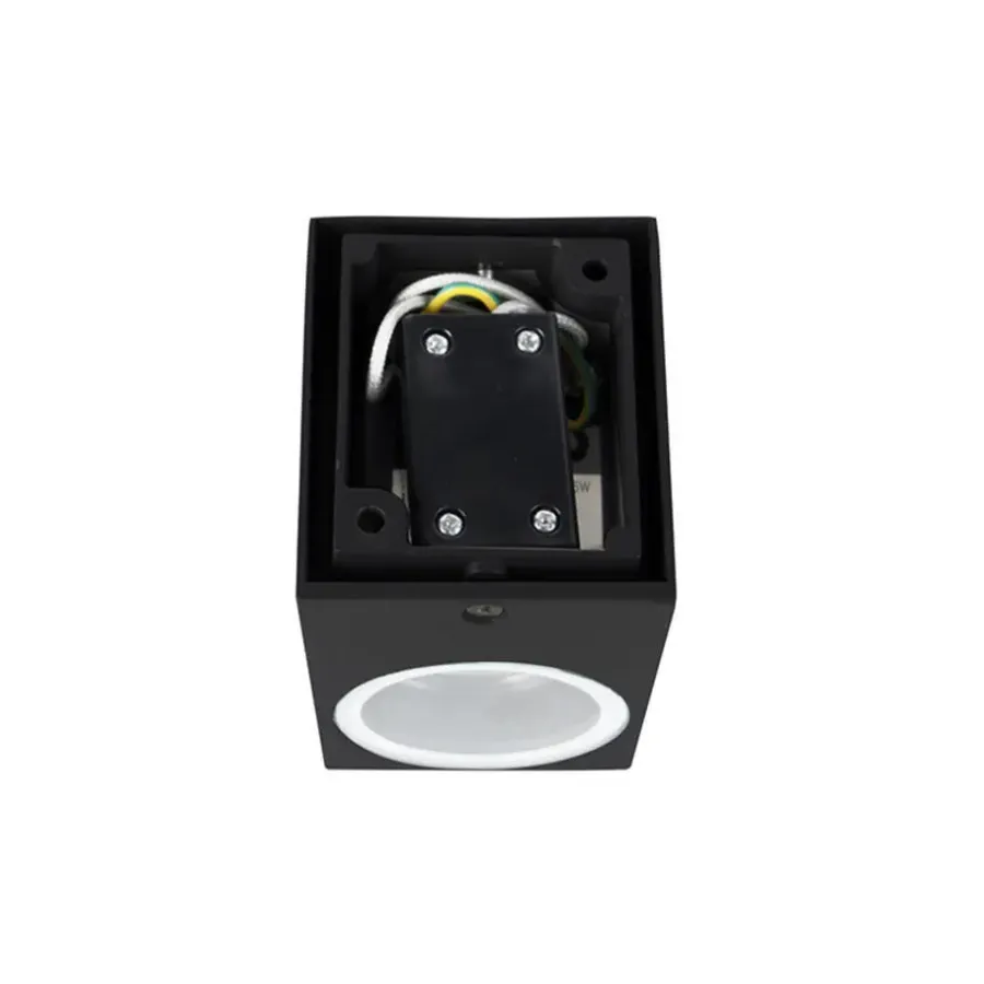 Wandlampen-QAZQA wandlampen buiten baleno zwart gu10