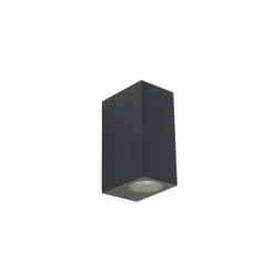 Buitenverlichting|Wandlampen-QAZQA wandlampen buiten baleno zwart gu10