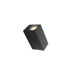 Buitenverlichting|Wandlampen-QAZQA wandlampen buiten baleno zwart gu10