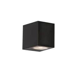 Buitenverlichting|Wandlampen-QAZQA wandlampen buiten baleno zwart gu10