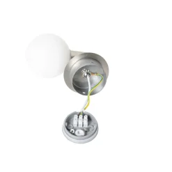 Wandlampen-QAZQA wandlampen buiten cederic zilverkleurig g9