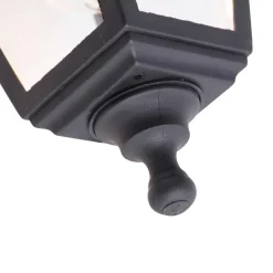 Buitenverlichting|Wandlampen-QAZQA wandlampen buiten capital zwart e27